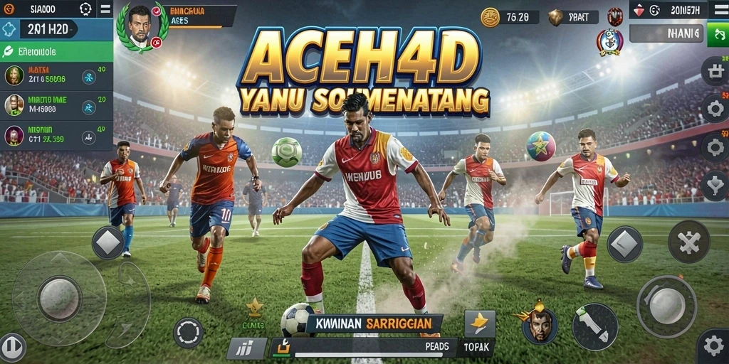 Screenshot utama ACEH4D menunjukkan gameplay seru olahraga yang menantang.