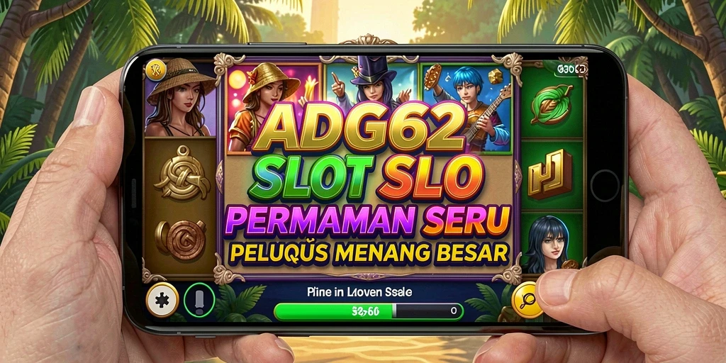 Tampilan gameplay utama ADG62 yang menarik dan menghibur.