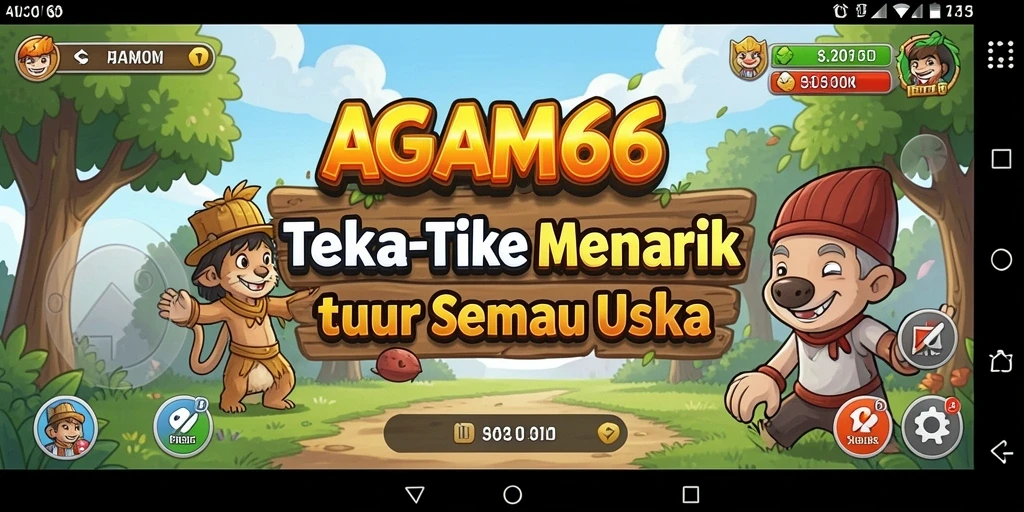 Screenshot gameplay AGAM66 menunjukkan momen menegangkan saat menyelesaikan teka-teki.