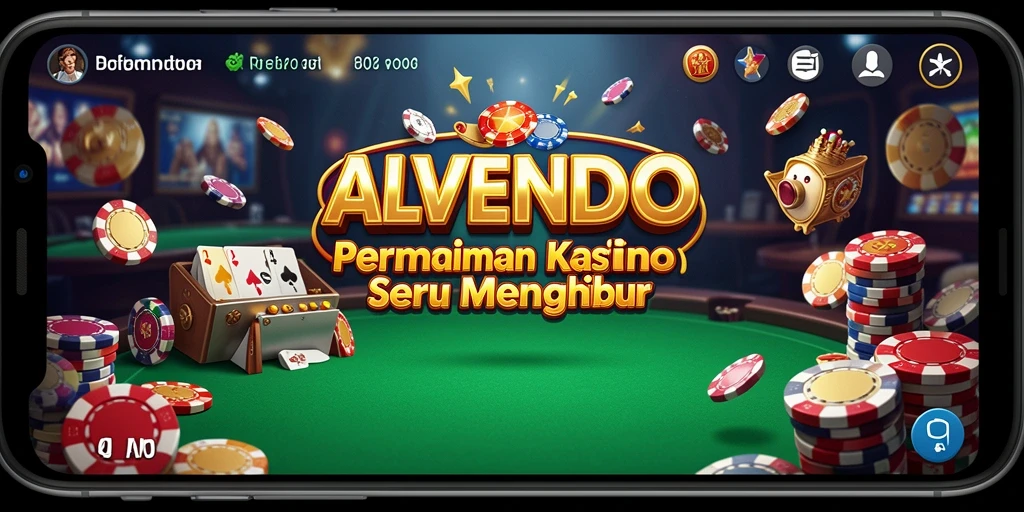 Screenshot utama <strong>ALVENDO</strong> menampilkan atmosfer Kasino yang mengasyikkan.
