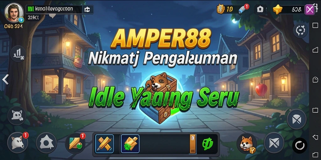 Tampilan gameplay AMPER88 dengan elemen Idle yang menarik