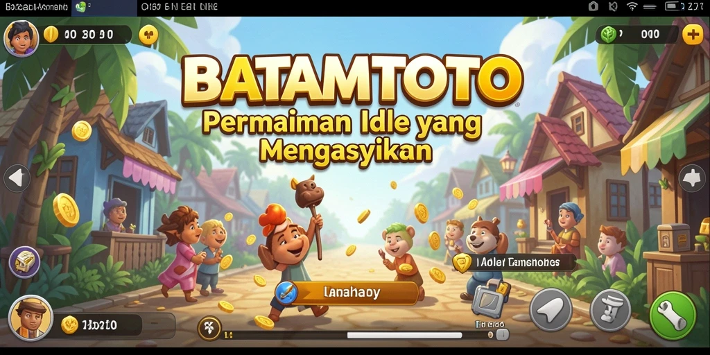 Tampilan gameplay BATAMTOTO yang menawan di dalam game Idle.