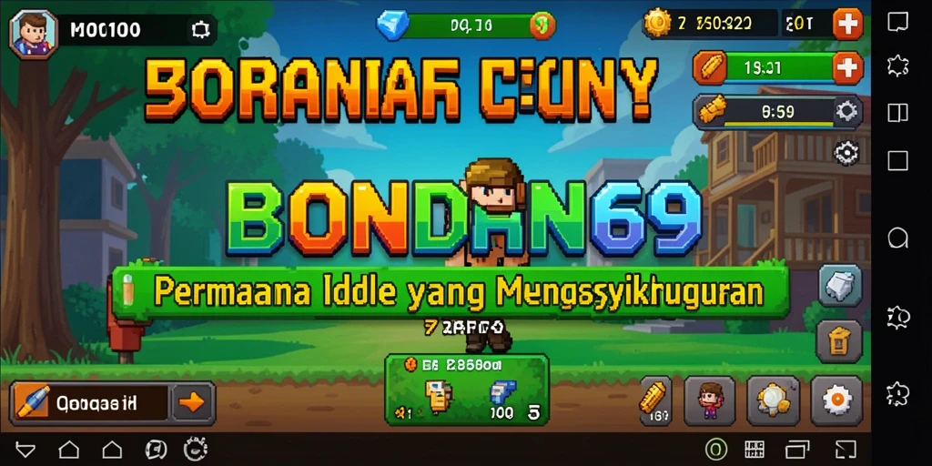 Tampilan gameplay BONDAN69 dengan karakter dan misi yang menarik.