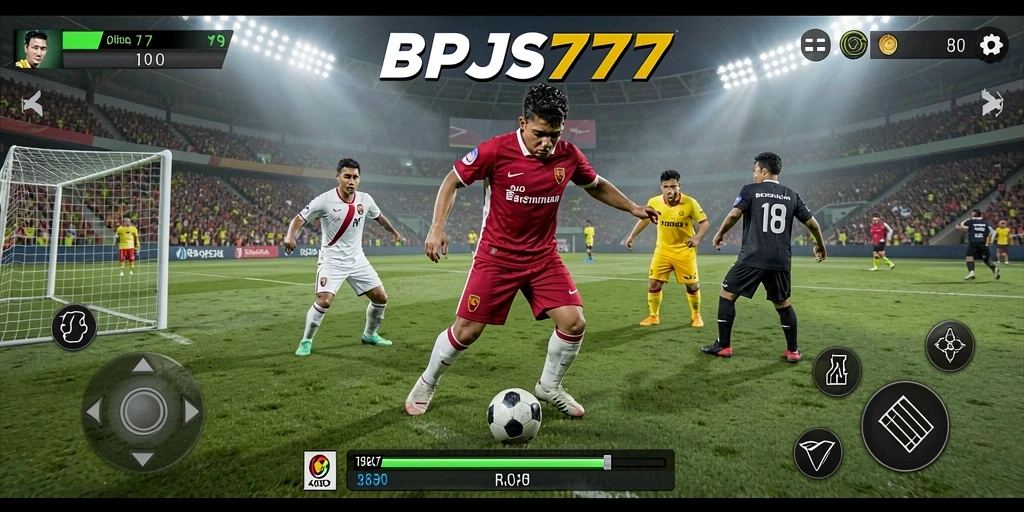 Gameplay menarik dari BPJS777 dengan aksi sepak bola yang seru.