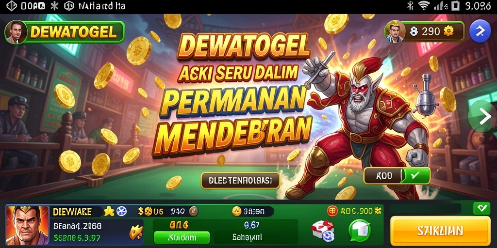 Tampilan menarik DEWATOGEL saat aksi mendebarkan.