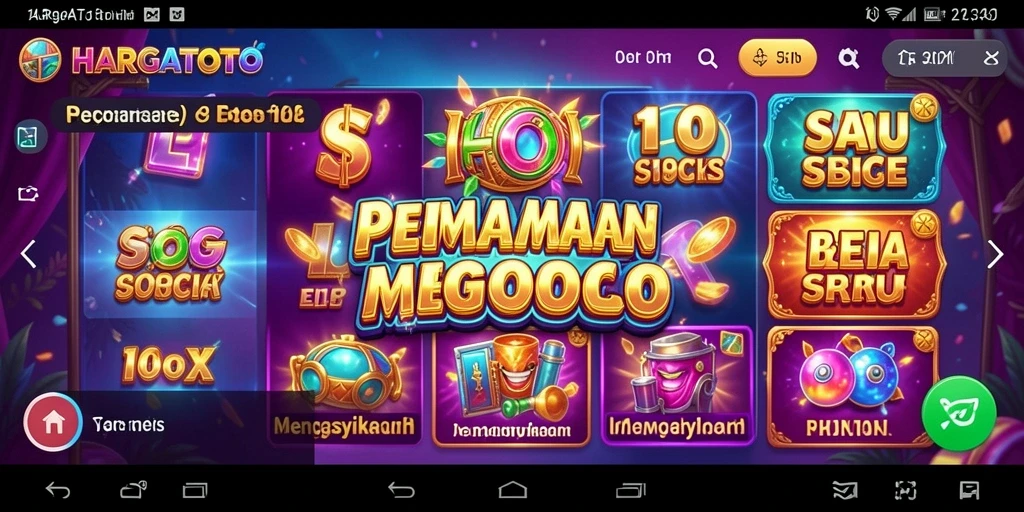 Tampilan gameplay HARGATOTO yang menawan dan mengasyikkan.