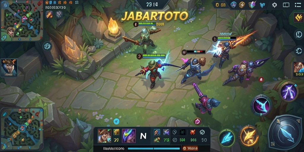 Tampilan gameplay seru dan menarik dari JABARTOTO.