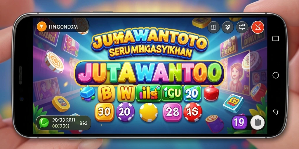 Tampilan gameplay seru dalam JUTAWANTOTO dengan Bingo.