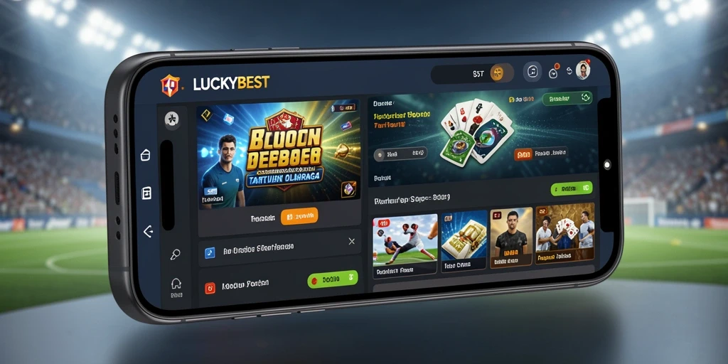 Tampilan gameplay LUCKYBEST dengan interaksi taruhan yang menarik.