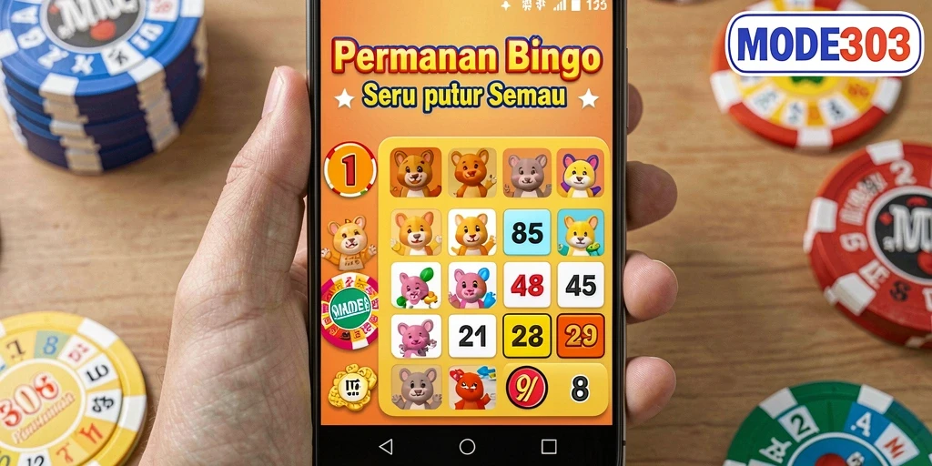 Gameplay seru MODE303 menampilkan aksi Bingo yang mendebarkan.