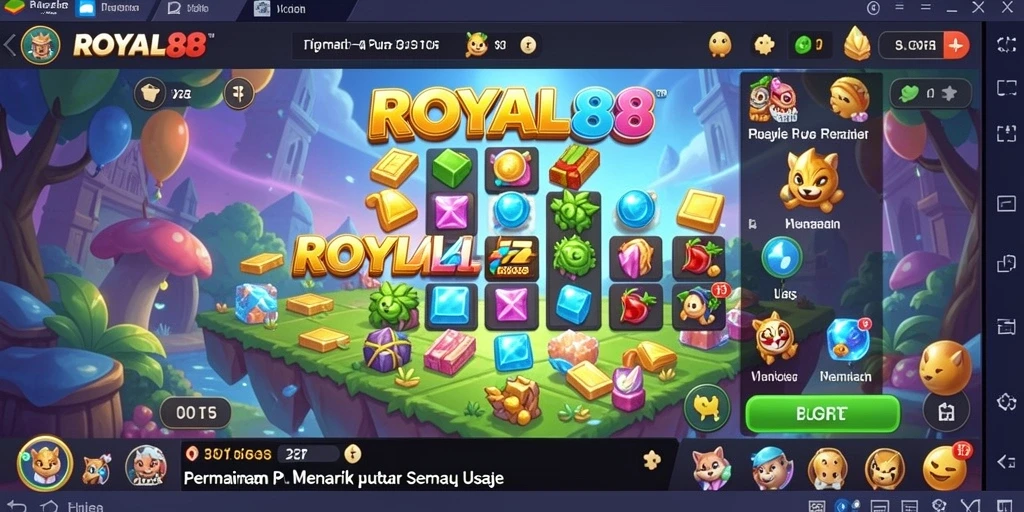 Tampilkan gameplay menantang dan seru dari ROYAL88.