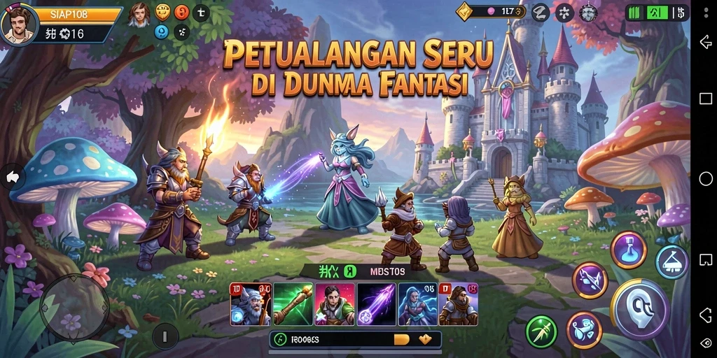 Screenshot SIAP108 menampilkan momen mendebarkan dalam petualangan.