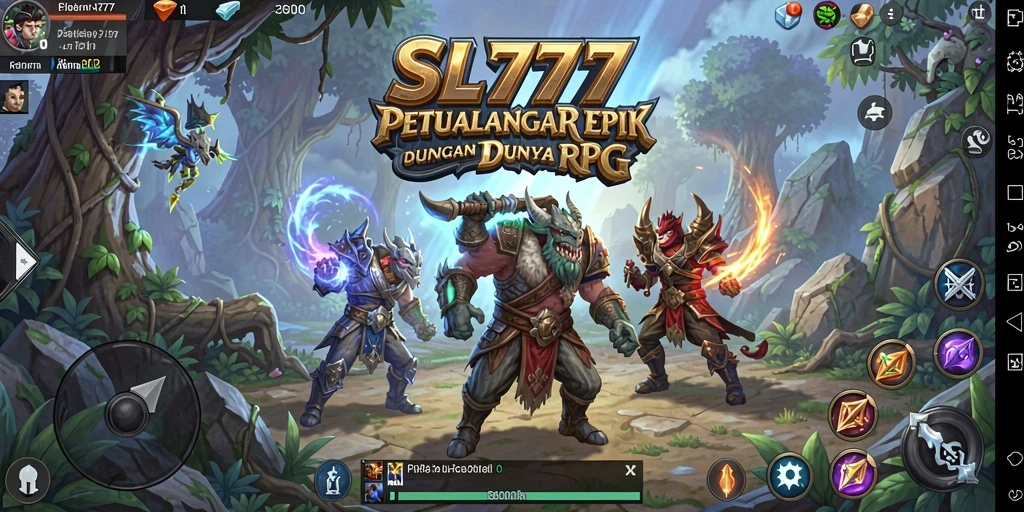 Tampilkan gameplay RPG seru dan grafis menawan dalam SL777.