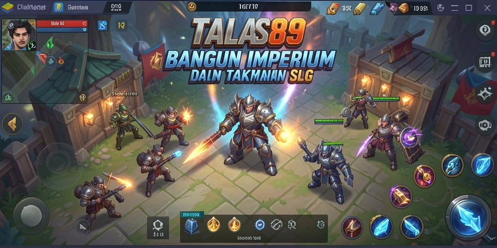 Tampilan menarik gameplay strategi dalam TALAS89.