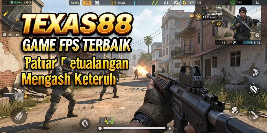 Gameplay seru TEXAS88 dalam aksi penuh ketegangan.