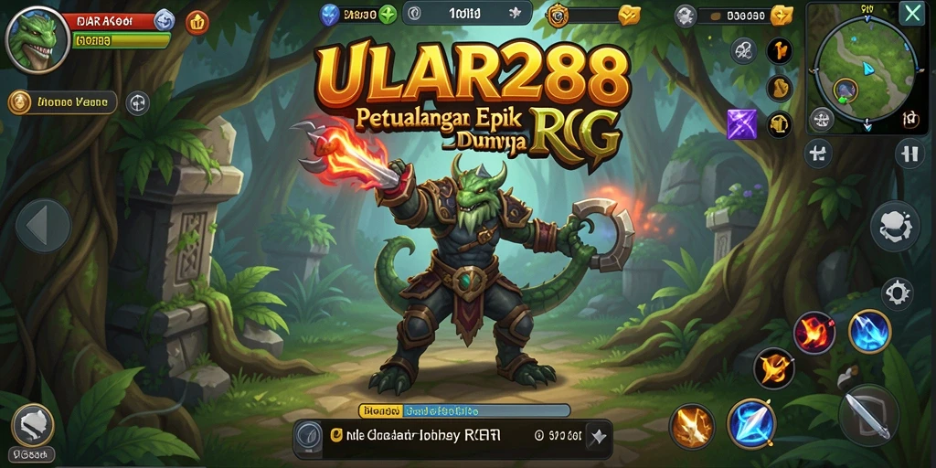 Gameplay ulasan screenshot ULAR288 dengan karakter RPG yang menarik.