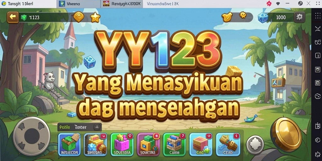 Tangkapan layar gameplay YY123 yang menggambarkan pengalaman bermain Idle.